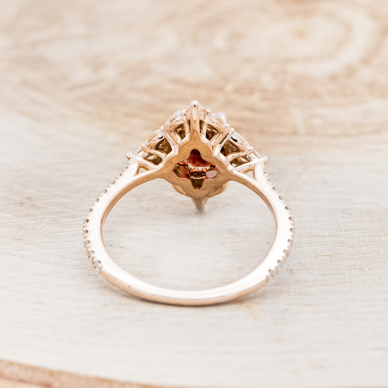 Oval Garnet Engagement Ring - Eternal Flame