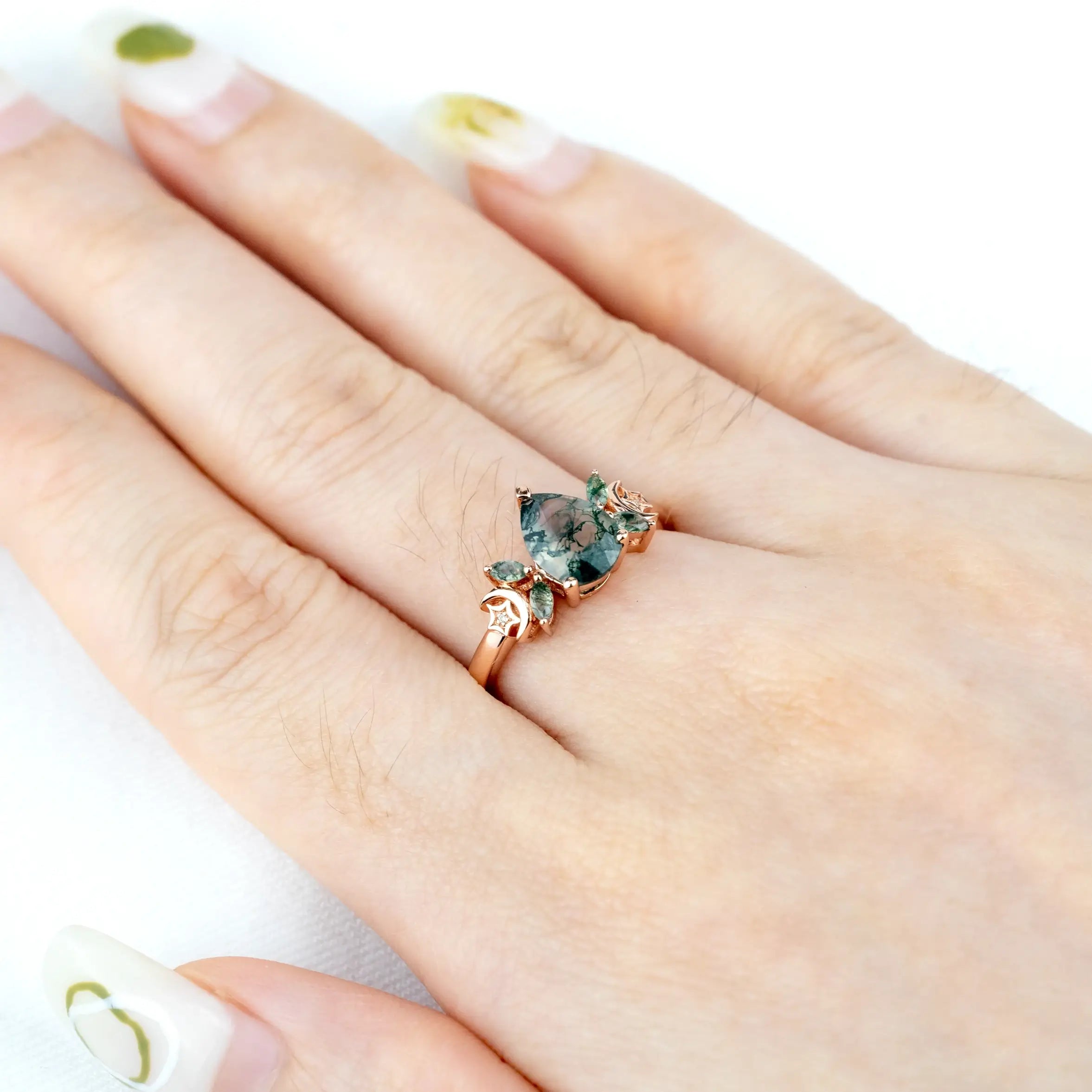 best anniversary ring for women custom solid gold rings gift