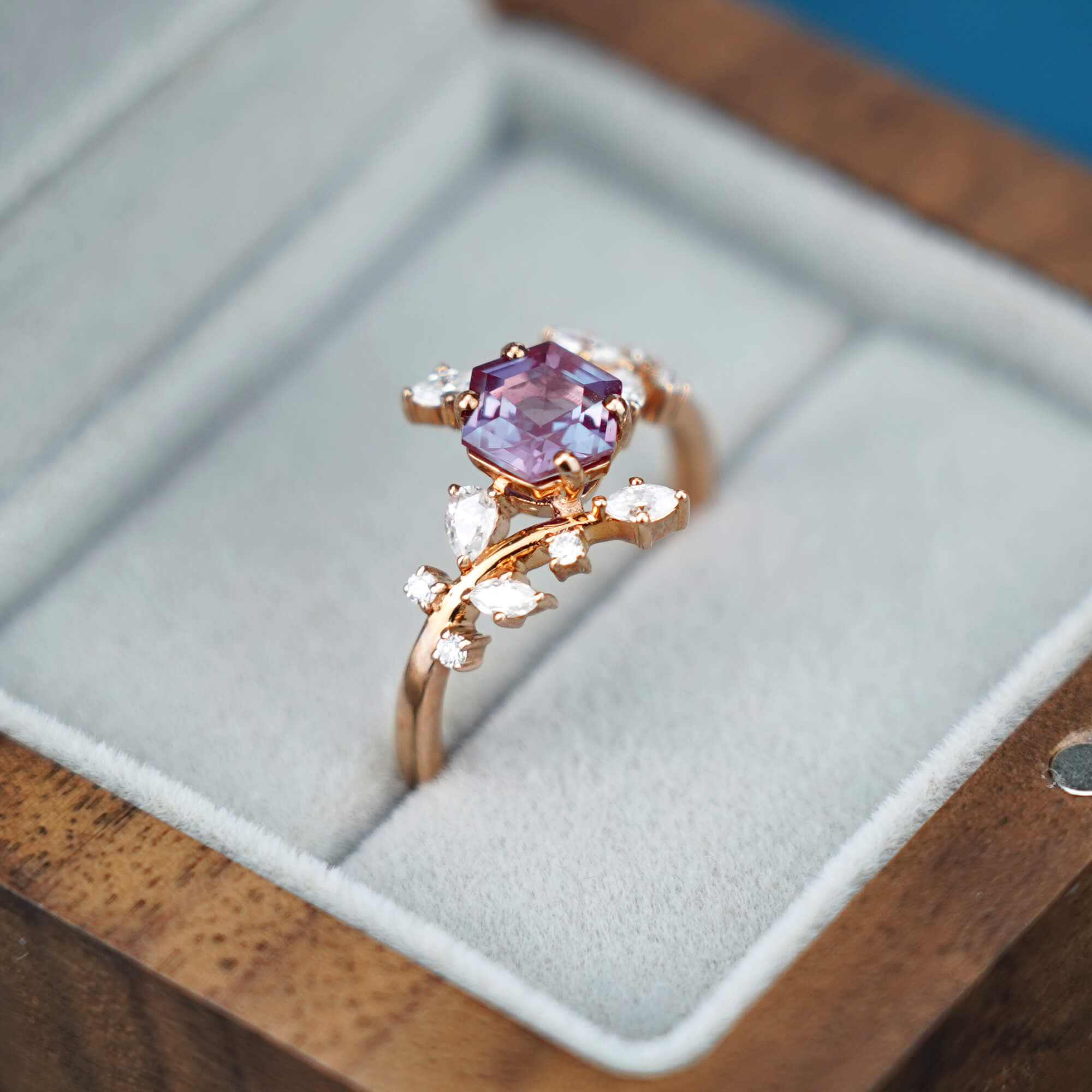 female wedding bands,flower ring, leaf design rings for women