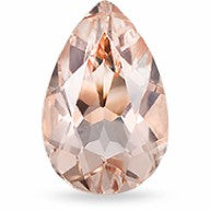 Morganite pearl cut gem