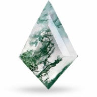 moss agate ring kite cut 1.3ct moss agate ring Natural gem stone