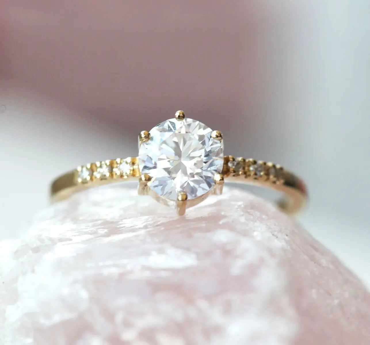 Embrace the Luxe Diamond Ring, where timeless design meets modern elegance,custom wedding ring