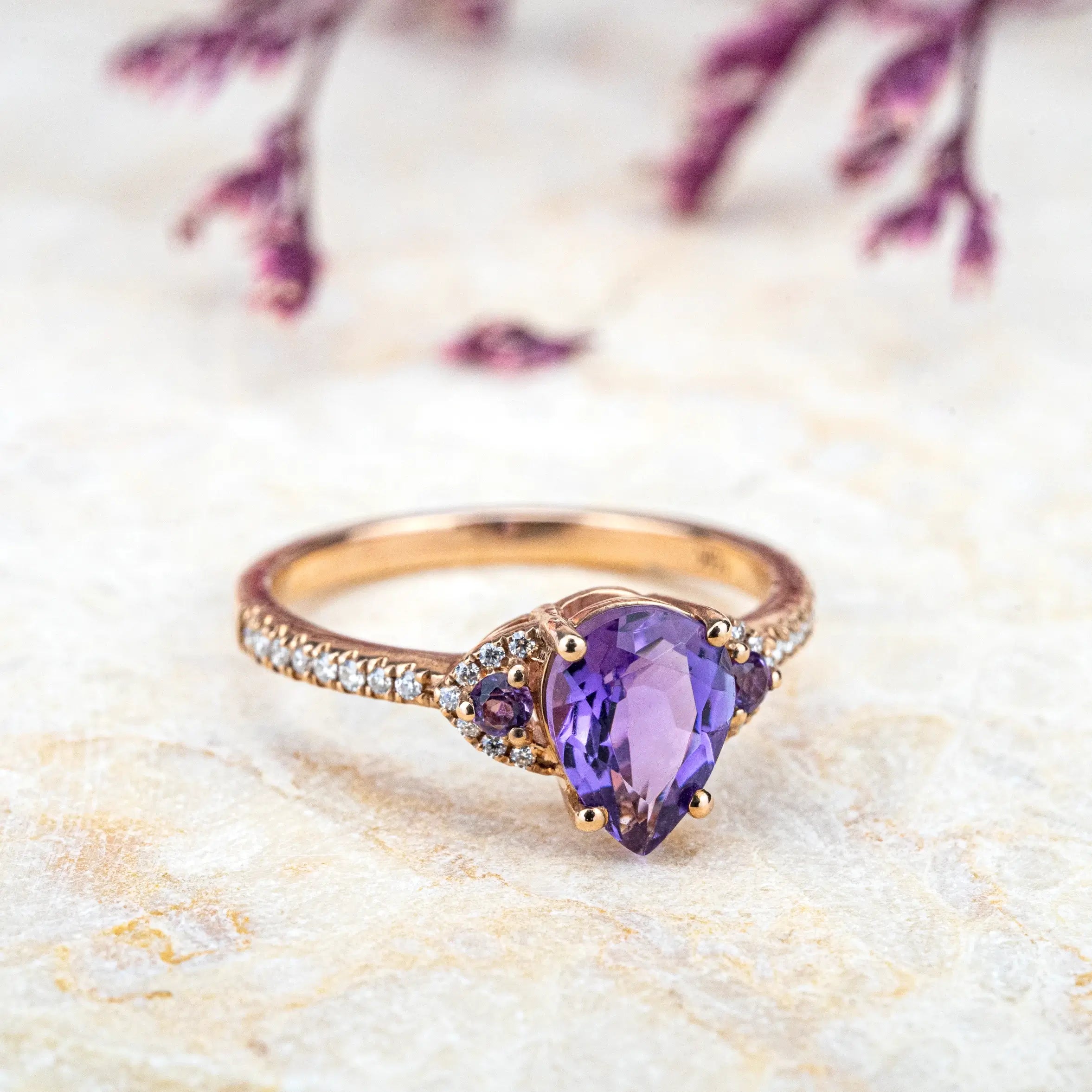 best gold ring for women anniversary ring Eternity Band Engagement Ring Vintage February Birthstone Amethyst Ringbest gold ring for women anniversary ring Eternity Band Engagement Ring Vintage February Birthstone Amethyst Ring