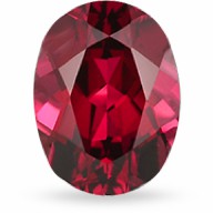 ruby red gem stone round cut 1.3ct